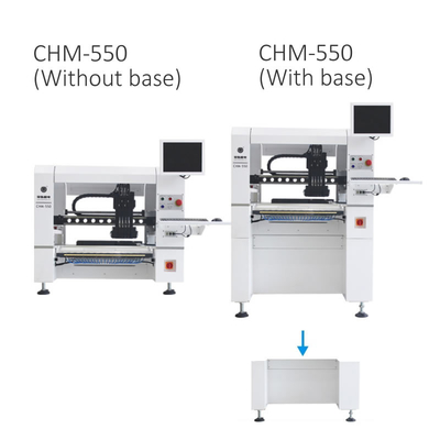 CHM-550 उच्च परिशुद्धता 4 प्रमुख श्रीमती पीसीबी घटक तालिका के साथ बढ़ते मशीन
