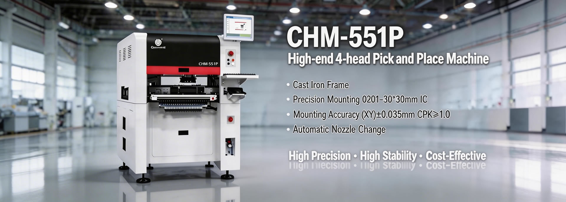 गुणवत्ता श्रीमती पिक एंड प्लेस मशीन कारखाना