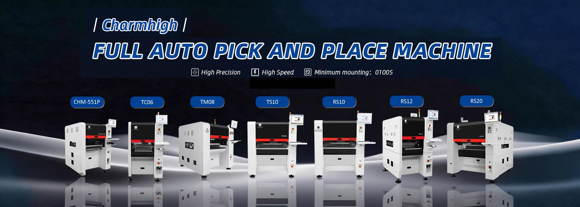 गुणवत्ता श्रीमती पिक एंड प्लेस मशीन कारखाना