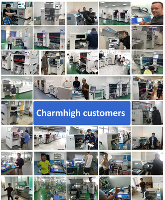 Charmhigh 2025 सभी मॉडल 10 प्रकार के एसएमटी पिक एंड प्लेस मशीन 2,4,6,8,1020 सिर पीसीबीए विनिर्माण