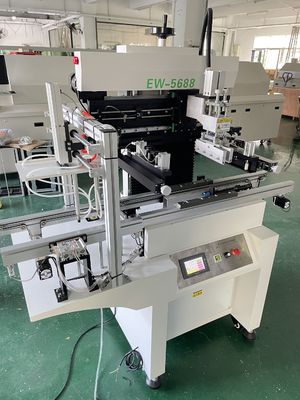 EW-5688 अंधा प्रिंटिंग और पीसीबी लोडिंग के साथ पूर्ण स्वचालित सोल्डर पेस्ट प्रिंटर