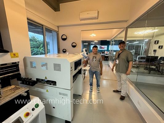 सेमी ऑटो 3250 सोल्डर पेस्ट प्रिंटर, CHM-551 पिक प्लेस मशीन, 830 रिफ्लो ओवन