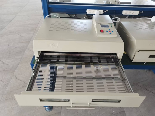 बड़े मिलाप क्षेत्र T962C SMT रिफ्लो ओवन इन्फ्रारेड आईसी हीटर 2500w, एलईडी रिफ्लो मिलाप मशीन