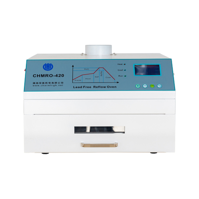 गर्म हवा + इन्फ्रारेड 2500w सीसा रहित रिफ्लो ओवन CHMRO-420 SMD ताप स्टेशन