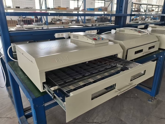 निकास के साथ T962C 2500w श्रीमती उल्टा ओवन 400 * 600 मिमी इन्फ्रारेड आईसी हीटर बीजीए एसएमडी एसएमए ताप राशन