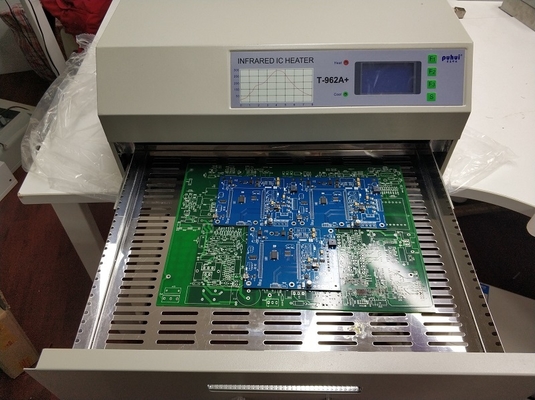 2300W T962A प्लस इन्फ्रारेड IC हीटर 450x370mm रिफ्लो ओवन