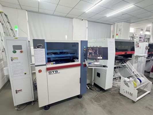 इलेक्ट्रॉनिक्स उद्योग में पीसीबी असेंबली के लिए बड़े पैमाने पर एसएमटी उत्पादन लाइन 10-हेड पिक एंड प्लेस