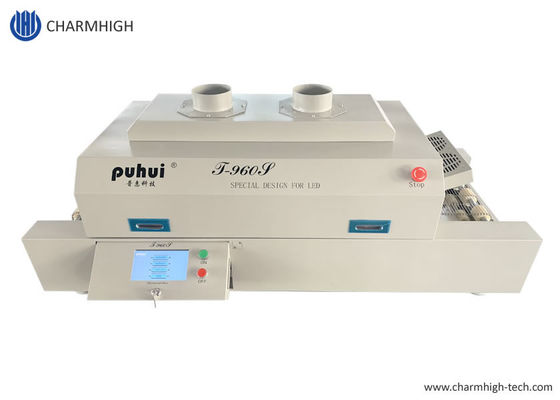T960S SMT रिफ्लो ओवन 960*300 मिमी सोल्डरिंग हीटर टच स्क्रीन 5 तापमान क्षेत्र