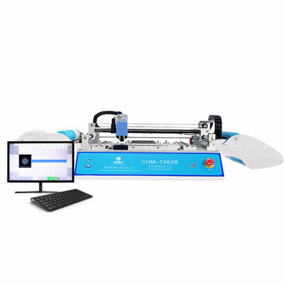 CHMT36VB मैनुअल पिक एंड प्लेस रोबोट डुअल साइड 58 फीडर एसएमटी असेंबली